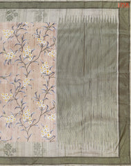 Blushing Peach Semi Dupion Saree