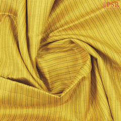Canary Yellow Kanchipuram Silk Saree