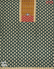 Dark Green Dress Material