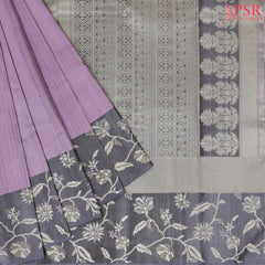 Lilac Kanchipuram Silk Saree