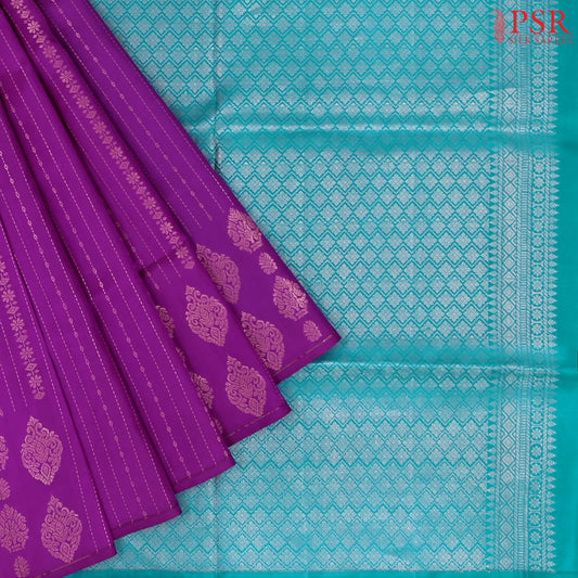 Violet Soft Silk Saree