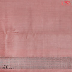 Onion Peach Chiniya Silk Saree