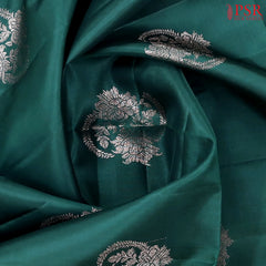 Bottle Green Soft Silk Saree