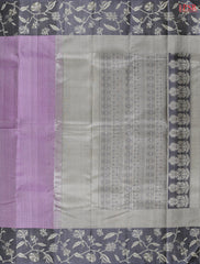 Lilac Kanchipuram Silk Saree