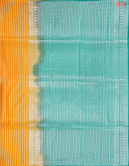 Sunset Yellow Soft Art Silk Saree