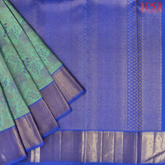 Turquoise Green Bridal Kanchipuram Silk Saree