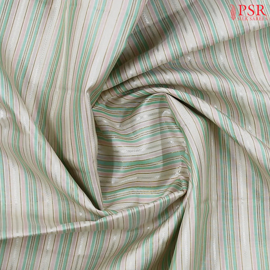 Floral Beige Kanchipuram Silk Saree