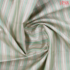 Floral Beige Kanchipuram Silk Saree