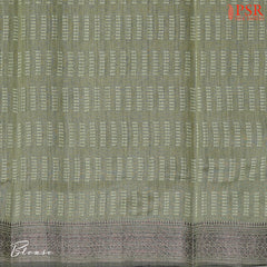 Olive Semi Banaras Saree
