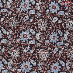Black Jaipur Cotton Printed Saree