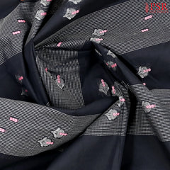 Blue Black Kovai Cotton Saree