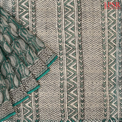 Jungle Green Kota Saree
