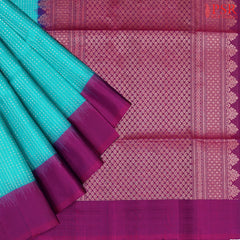Dark Turquoise Soft Silk Saree