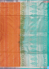 Orange Soft Art Silk Saree