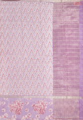 Pink & Lilac Purple Assam Saree