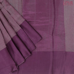 Jam Purple Semi Chiniya Saree
