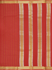 Red Mysore Silk Saree