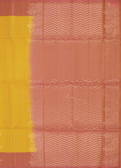 Amber Yellow Soft Silk Mix Saree