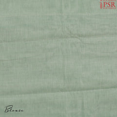 Laurel Green Kalakshetra Kovai Cotton Saree