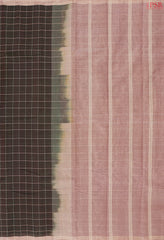Cedar Brown Kanchi Cotton Saree