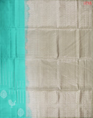 Turquoise Blue Soft Silk Saree