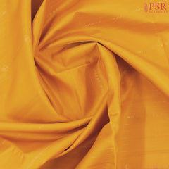 Amber Yellow Soft Silk Mix Saree