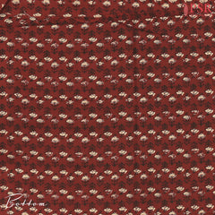 Antique Red Cotton Dress Material