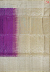 Magenta Purple Soft Silk Saree