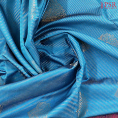 Cerulean Blue Soft Art Silk Saree