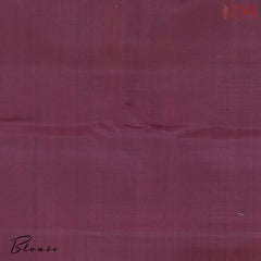 Burgundy Kanchipuram Jacquard Silk Saree