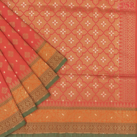 Vermilion Summer Silk Saree