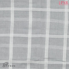 Light Grey Byloom Cotton Saree