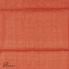 Dark Pink Banaras Tussar Silk Saree