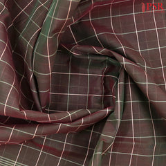 Cedar Brown Kanchi Cotton Saree