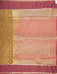 Mustard Brown Soft Art Silk Saree