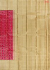 Red And Pink Bridal Kanchipuram Silk Saree