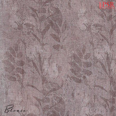 Floral Beige Linen Saree