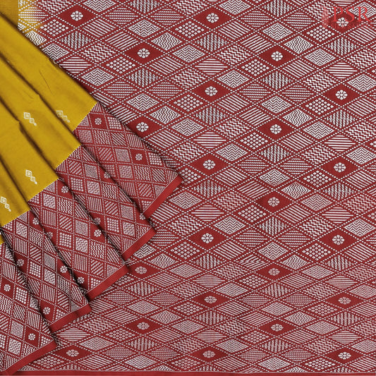 Dark Mustard Yellow Soft Art Silk Saree