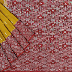 Dark Mustard Yellow Soft Art Silk Saree