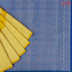 Tuscany Yellow Kanchipuram Silk Saree
