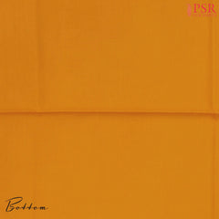 Yellow Orange Linen Dress Material