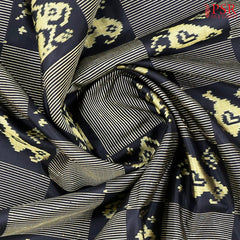 Black Pochampally Silk Saree