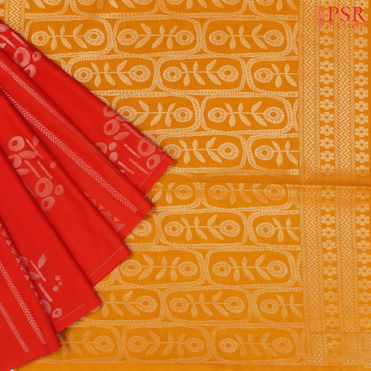 Red Soft Art Silk Saree