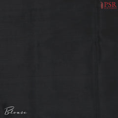 Daisy White Pochampally Silk Saree