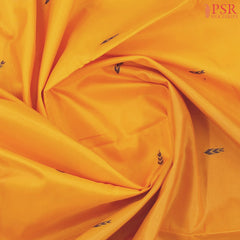 Amber Yellow Vazhainaar Silk Saree