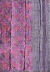 Rustic Purple Banaras Tussar Silk Saree