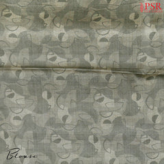 Olive Beige Banaras Tussar Silk Saree