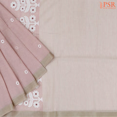 Pale Pink Byloom Cotton Saree