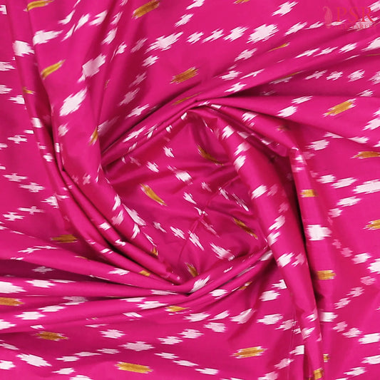 Magenta Pink Pochampally Silk Saree
