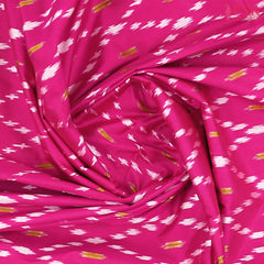Magenta Pink Pochampally Silk Saree